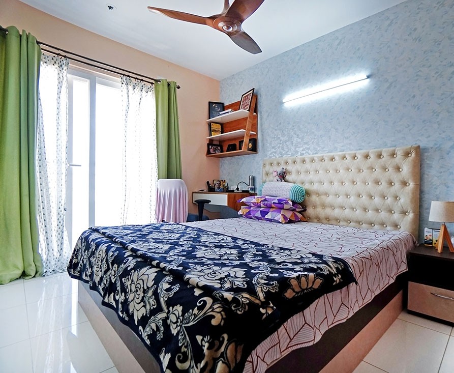 Living room design with TV unit Bhopal – VIBE