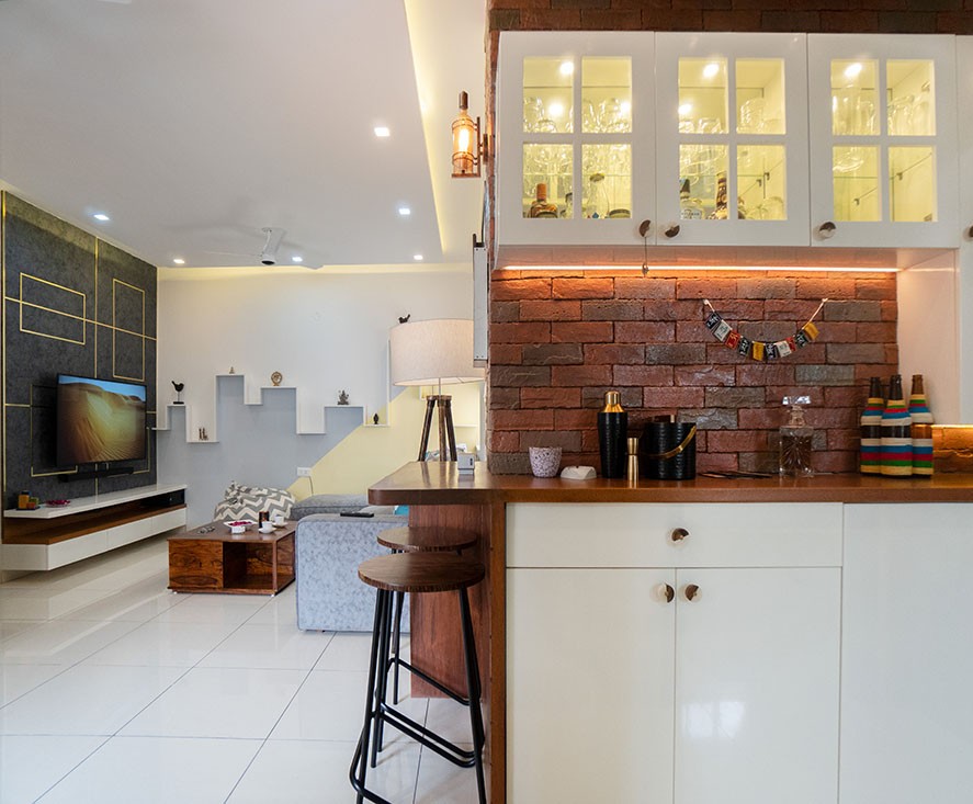 Dark modular kitchen Bhopal – VIBE